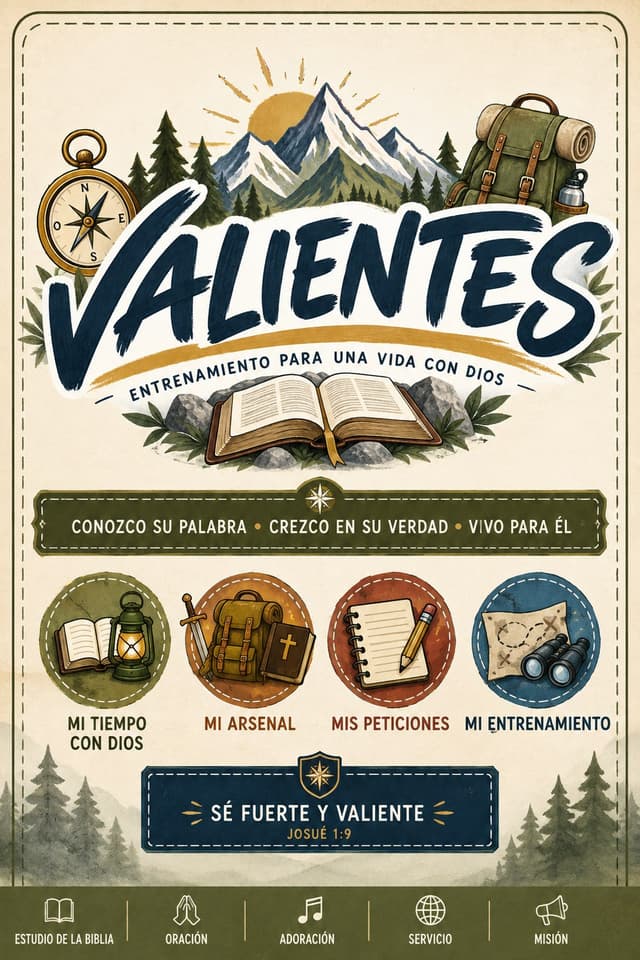 Portada de Con Dios · Valientes